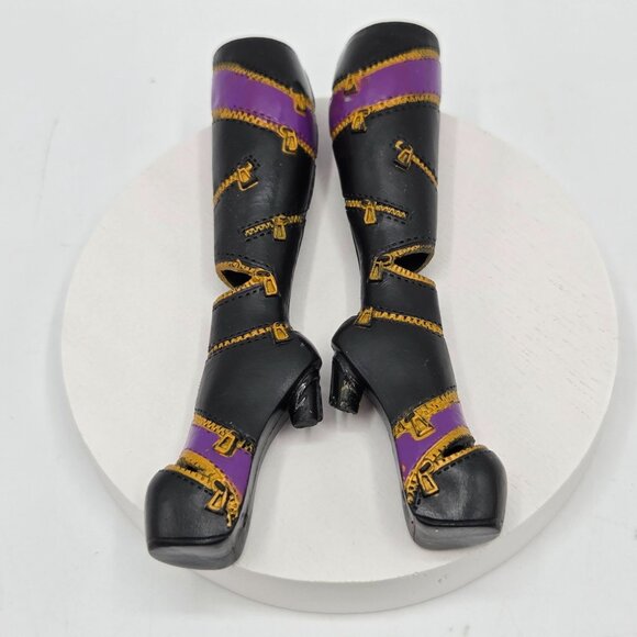 Monster High Doll Shoes Lot: Cleo De Nile & Frankie Stein Replacement Heels & Sk - Picture 3 of 5